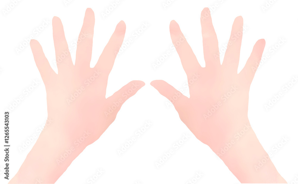 Delicate, minimalist drawing of a pair of smooth female hands. Perfect for beauty, spa, or wellness projects. Delicate, minimalist drawing of a pair of smooth female hands. Perfect for beauty, spa, or wellness projects.