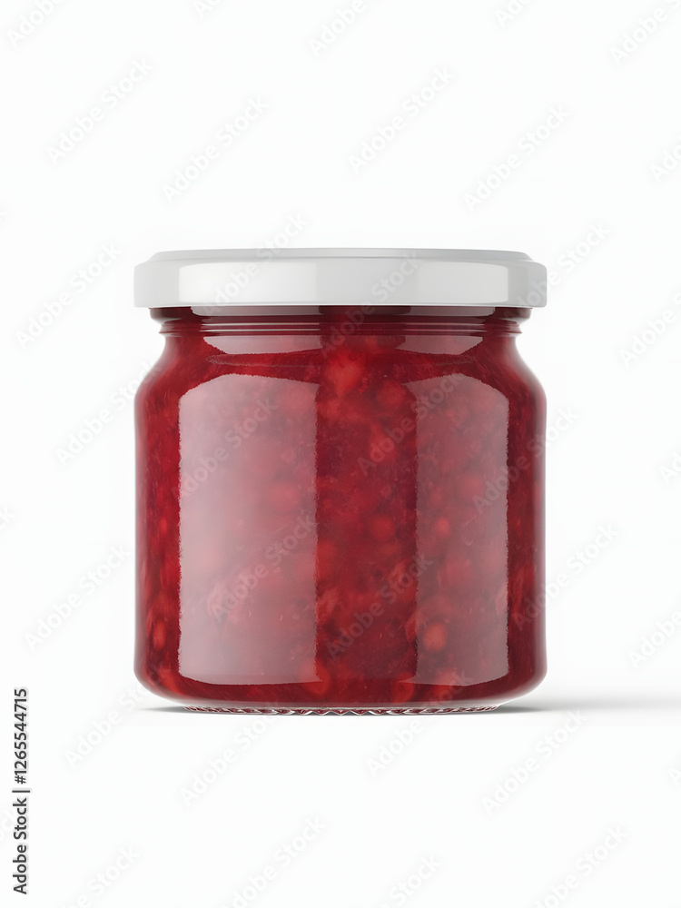 High-Quality Realistic 3D Render Glass Jar Mockups for Branding, Packaging Design, and Product, Empty Jars for Custom Labels High-Quality Realistic 3D Render Glass Jar Mockups for Branding, Packaging Design, and Product, Empty Jars for Custom Labels