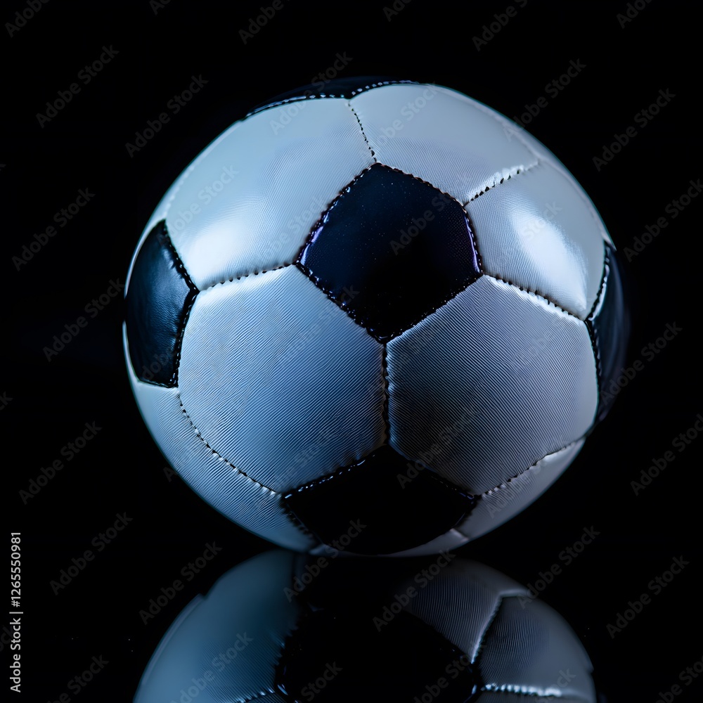 Fototapeta premium soccer ball photo, clear and clean nice