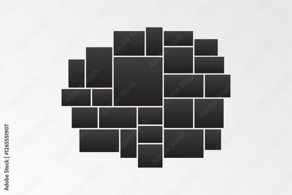 Mood board & branding interior presentation photo. collage frames boards mosaic frame photos pallet display & photo montage. vector illustration Mood board & branding interior presentation photo. collage frames boards mosaic frame photos pallet display & photo montage. vector illustration