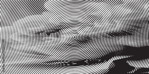 Distressed background in black and white texture with dots, spots, scratches and lines. Abstract vector illustration