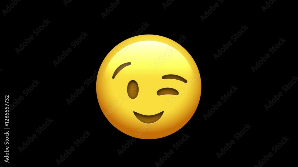 This entertaining winking face emoji enriches digital messaging by conveying playful emotions, bringing joy and engagement to conversations effectively