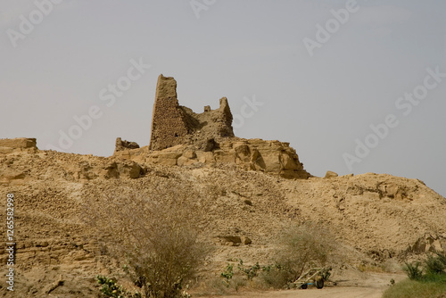 Sudan Kerma ruins on a cloudy spring day photo