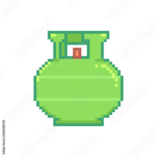 GAS CYLINDERS TANKS PIXEL ART