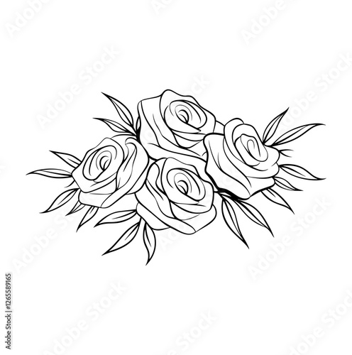 Seamless doodle flowers
