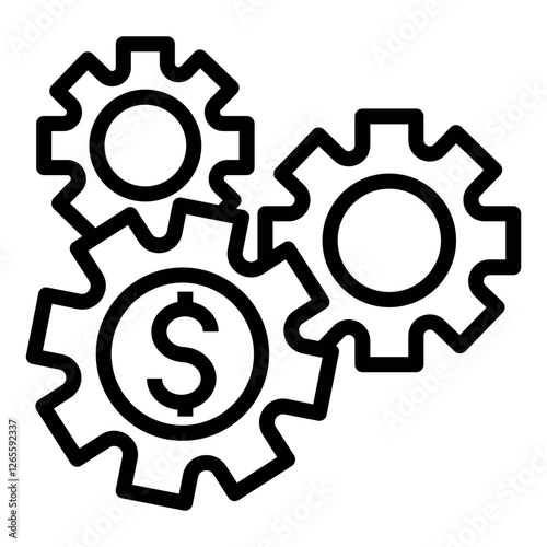 making money vector icon