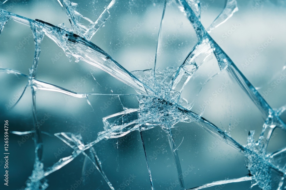 Intricate patterns of a cracked glass window urban setting macro photography abstract environment close-up viewpoint concept of fragility and beauty Intricate patterns of a cracked glass window urban setting macro photography abstract environment close-up viewpoint concept of fragility and beauty