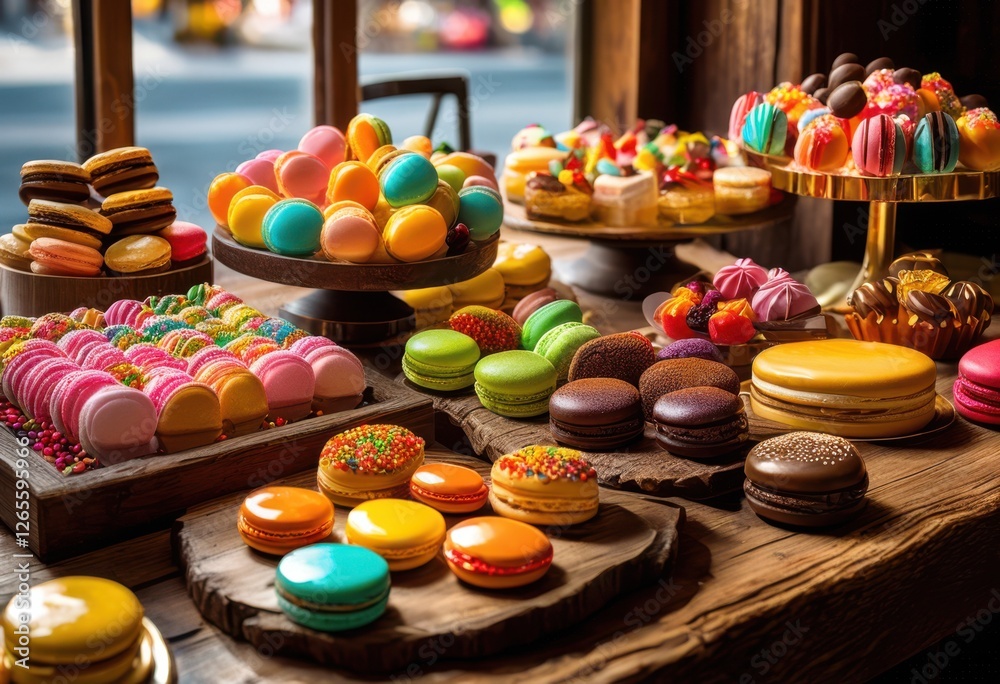 indulgent close vibrant assorted confectionery delights displaying array colors textures delicious treats, candy, types, dessert, desserts, confections indulgent close vibrant assorted confectionery delights displaying array colors textures delicious treats, candy, types, dessert, desserts, confections