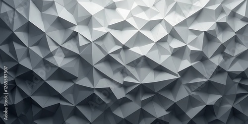 Abstract Gray Triangular Geometric Pattern Background