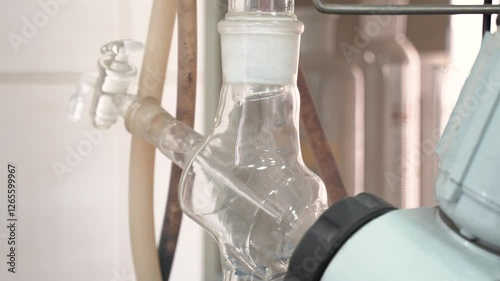 Laboratory Glassware A Detailed CloseUp of Scientific Apparatus and Equipment Used