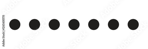 Set of halftone dots gradient pattern texture isolated on white background. Straight dotted spots using halftone circle dot raster texture. Vector blot half tone collection.