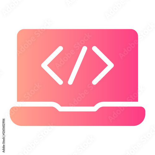 code gradient icon