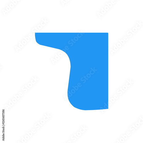 Free Download Blue Corner Blob - GFXLoad
