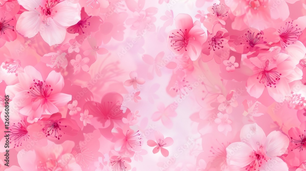Pink Blossom Dream: A Serene Floral Fantasy