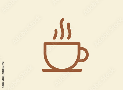 Illustration of an Unique Coffeeshop Logo