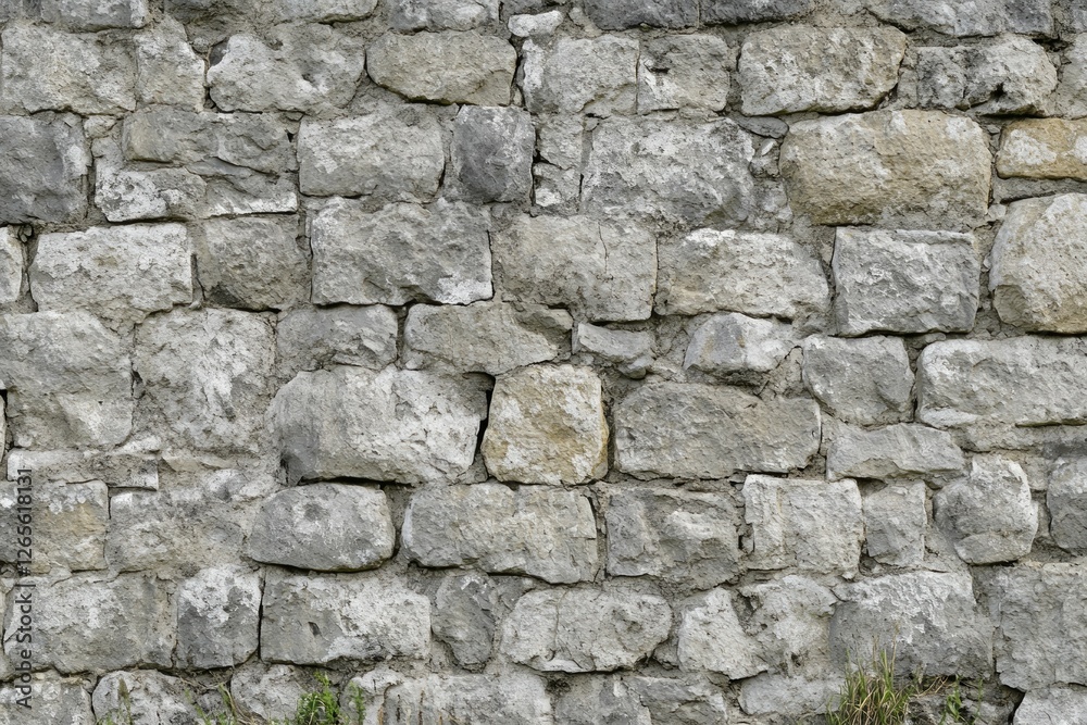 Rough stone wall with varied texture and color. Neural network AI generated Rough stone wall with varied texture and color. Neural network AI generated
