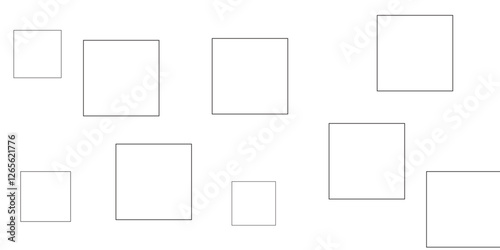Abstract background with cubes. Modern geometric background. White ceramic brick tile.	