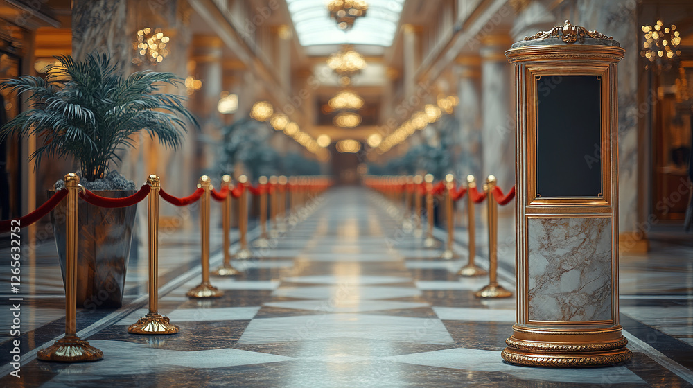 Fototapeta premium Luxurious Hallway View