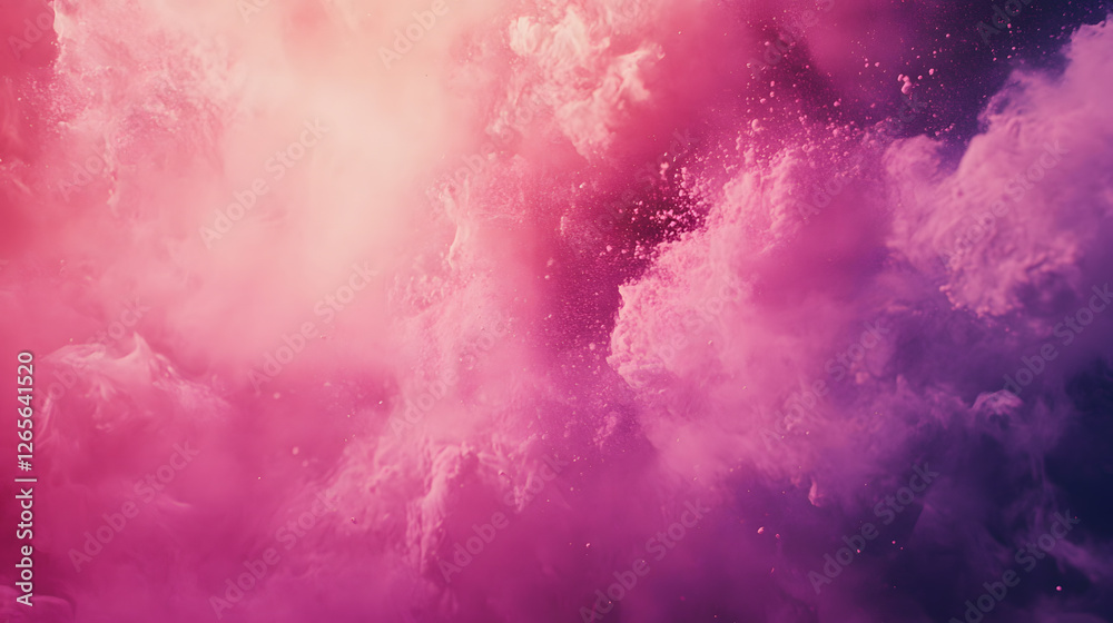 Obraz premium A swirling vortex of pink tones, resembling a starry nebula in space.