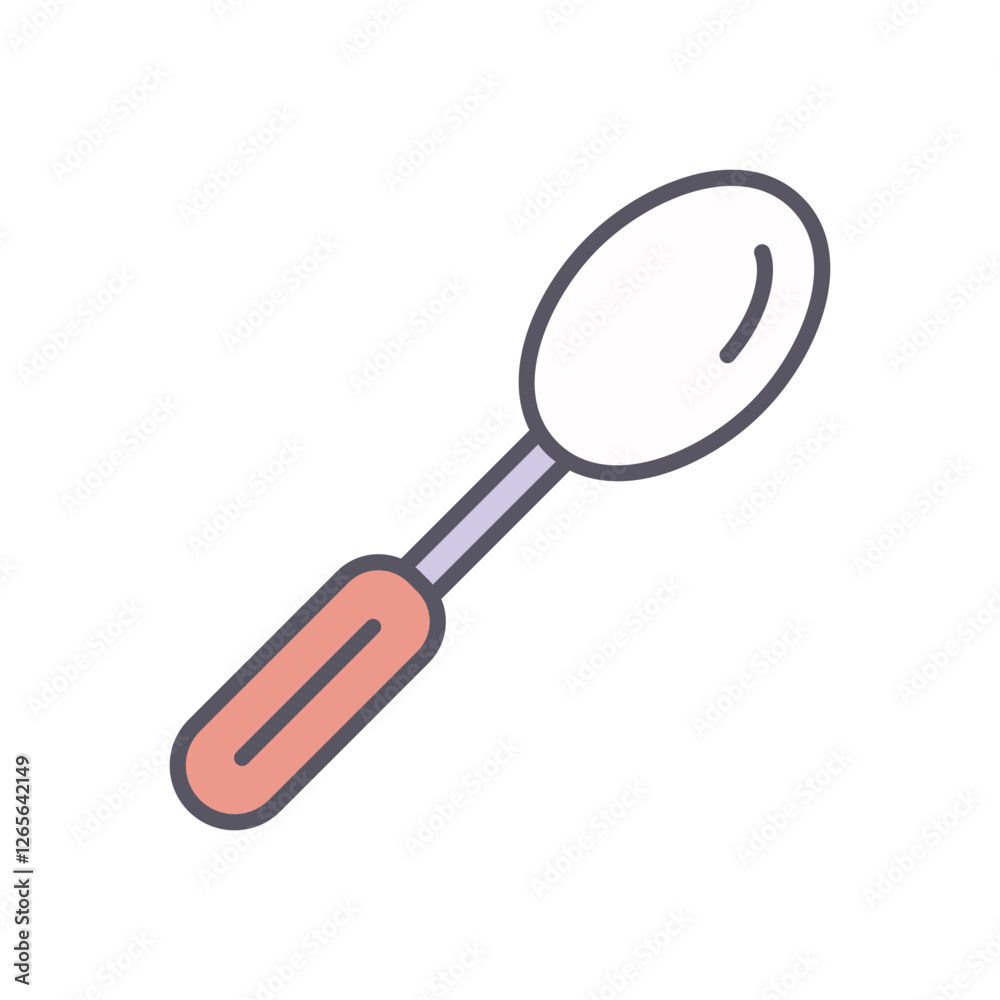 Spoon vector icon stock illustration Spoon vector icon stock illustration