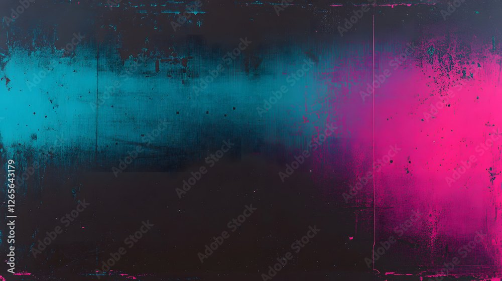 Naklejka premium A moody dark background with a glowing pink horizon.