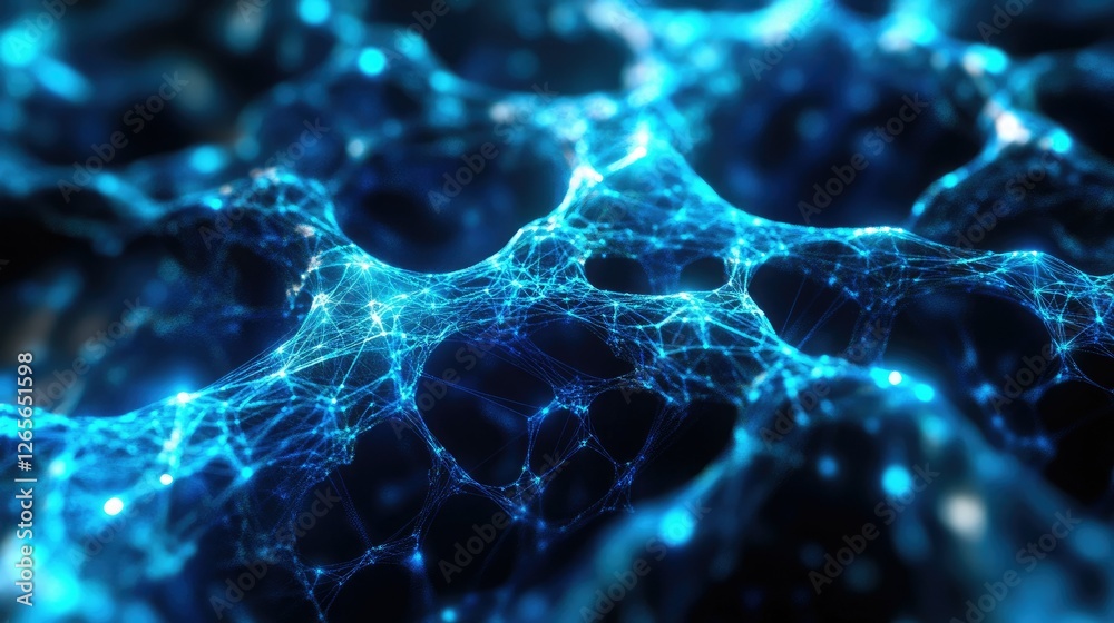 A 3D abstract representation of global networking, featuring intricate web-like connections and bright blue highlights. A 3D abstract representation of global networking, featuring intricate web-like connections and bright blue highlights.