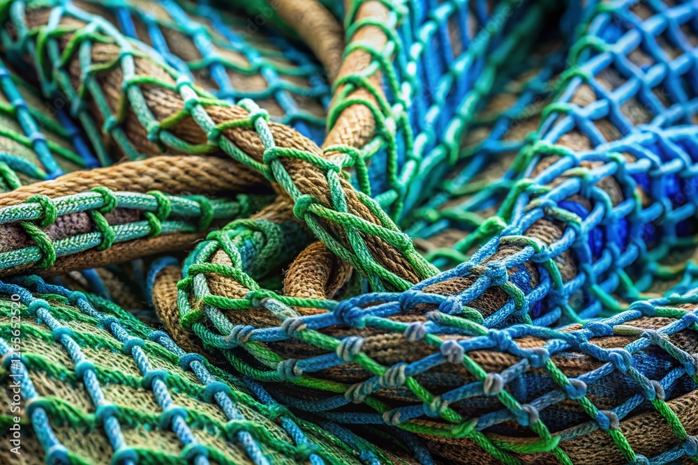 Colorful Fishing Net Pattern Background, Summer Ocean Texture, Nautical Design, Repeating Fishnet Fabric Colorful Fishing Net Pattern Background, Summer Ocean Texture, Nautical Design, Repeating Fishnet Fabric