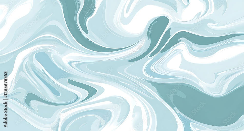 Light blue abstract background with soft swirls and circles Light blue abstract background with soft swirls and circles