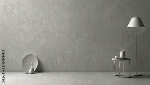Light White Background interior