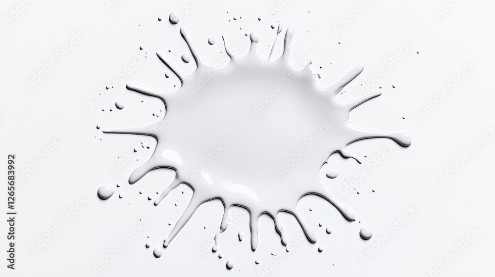 Obraz premium Abstract Monochrome Canvas with Organic Splatter Patterns