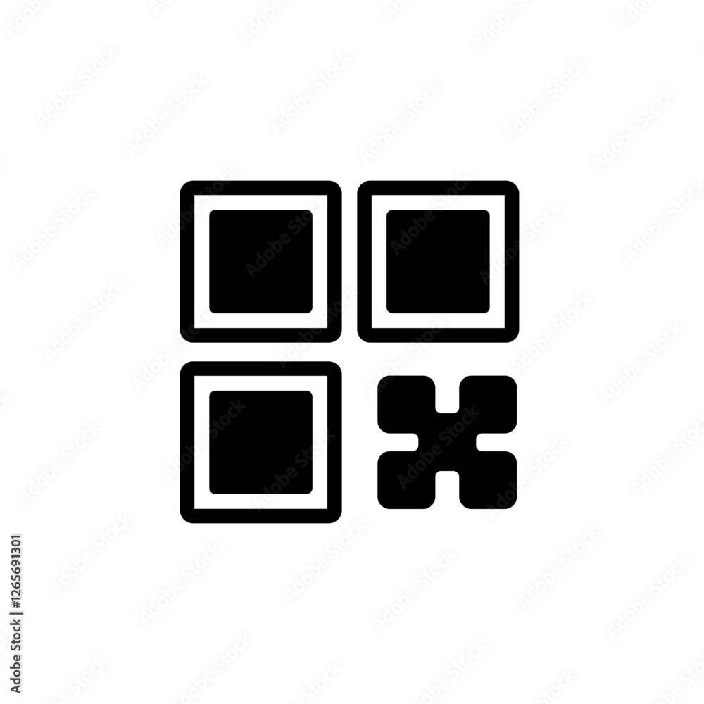 barcode icon, flat style pictogram icon, simple for mobile app ui or ux, sign logo symbol design vector illustration, isolated on white barcode icon, flat style pictogram icon, simple for mobile app ui or ux, sign logo symbol design vector illustration, isolated on white