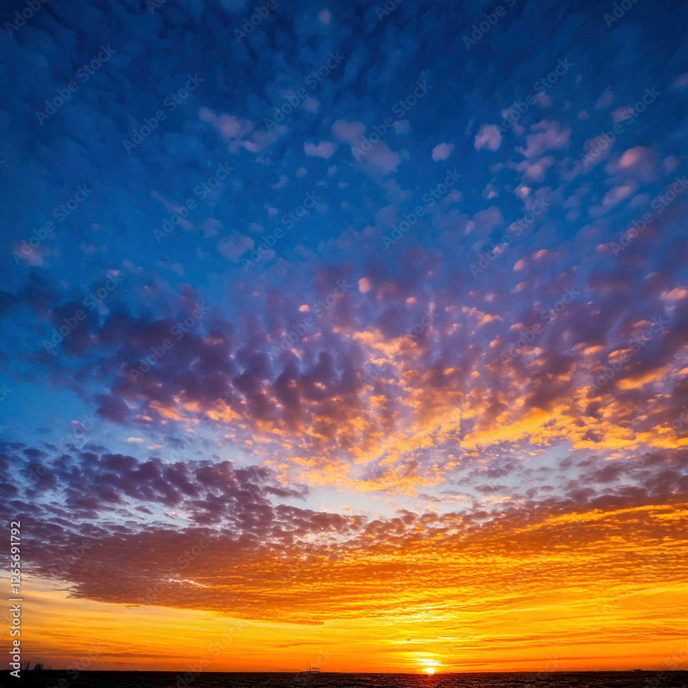 Obraz premium Bold Horizon Dramatic Sky