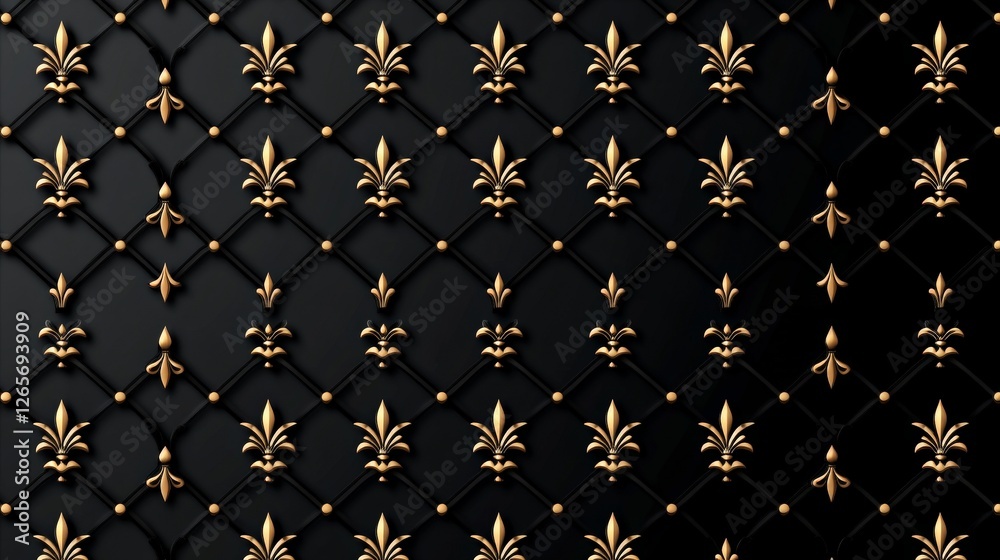 Elegant Golden Damask Pattern Seamless Vector Illustration Wallpaper Elegant Golden Damask Pattern Seamless Vector Illustration Wallpaper