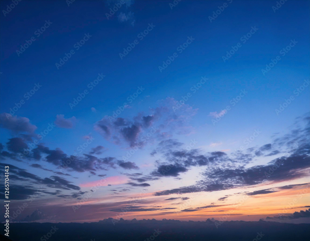 Evening Calm Twilight Sky Evening Calm Twilight Sky