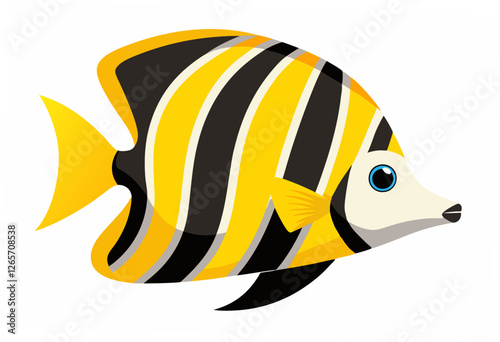 vector illustration of a fish
