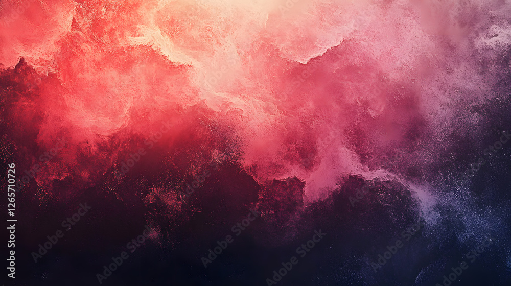 Fototapeta premium Abstract swirls of red and black smoke creating a dramatic contrast.