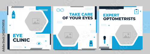 Medical Social Media Post Template, Healthcare Social Media Banner Template, Medical and healthcare social media post template. health doctor social media post banner. Medical Health banner.