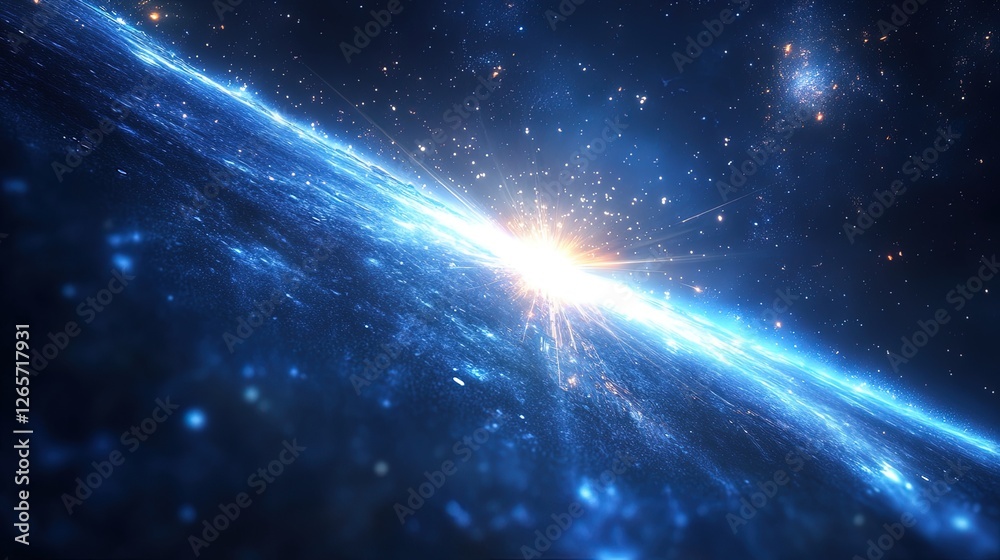 A futuristic space station harnessing the energy of a nearby star, radiant beams of light cascading into the void 
