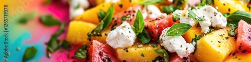 A close-up shot of a plate filled with sliced watermelon