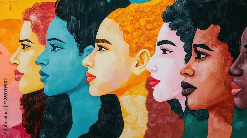 Fototapeta premium Addressing intersectionality supports diverse identities.