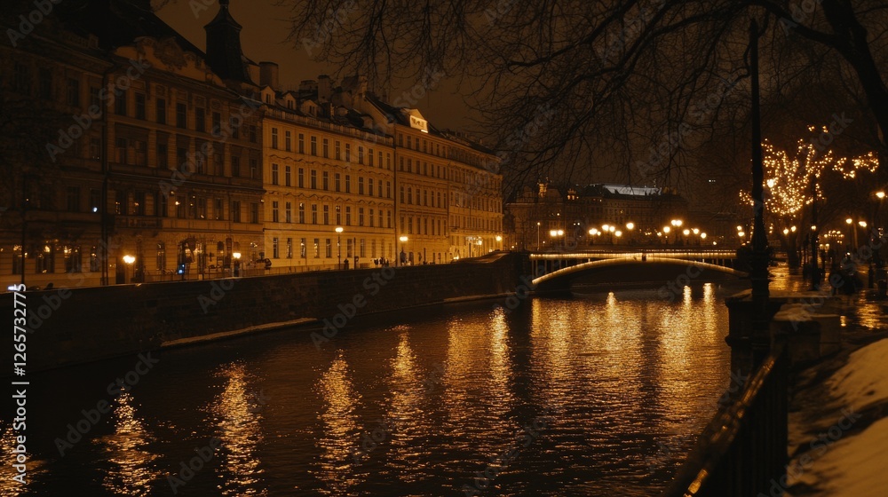 Obraz premium Prague is the capital and largest city in the Czech Republic, the 13th largest city in the European Union and the historical capital of Bohemia. Situated on the Vltava river, Prague is home to about 1