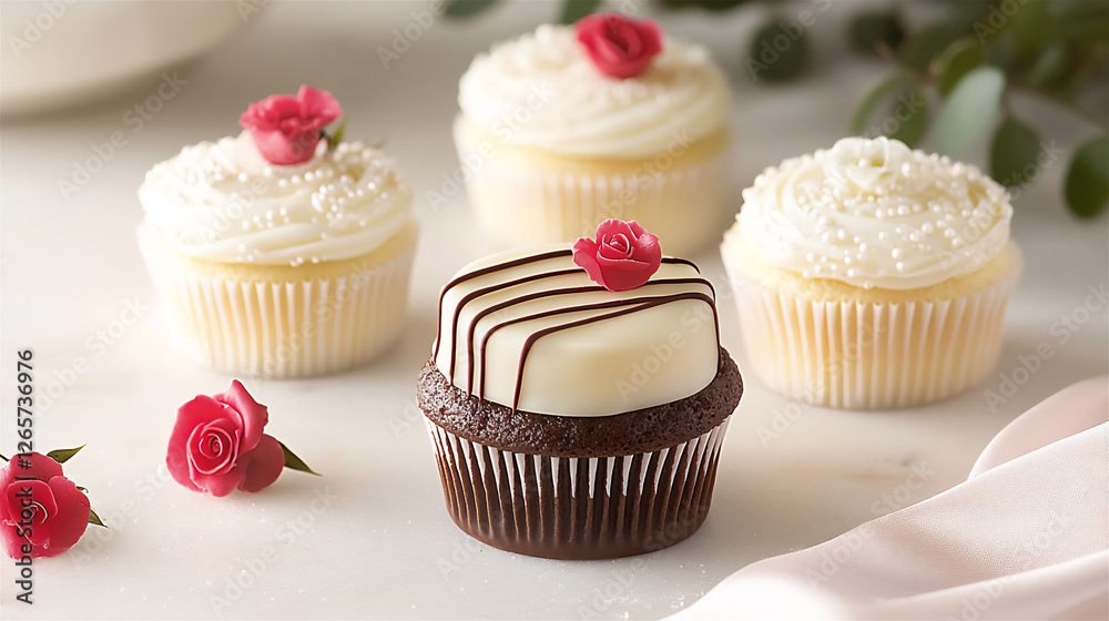 elegant white chocolate cupcakes elegant white chocolate cupcakes