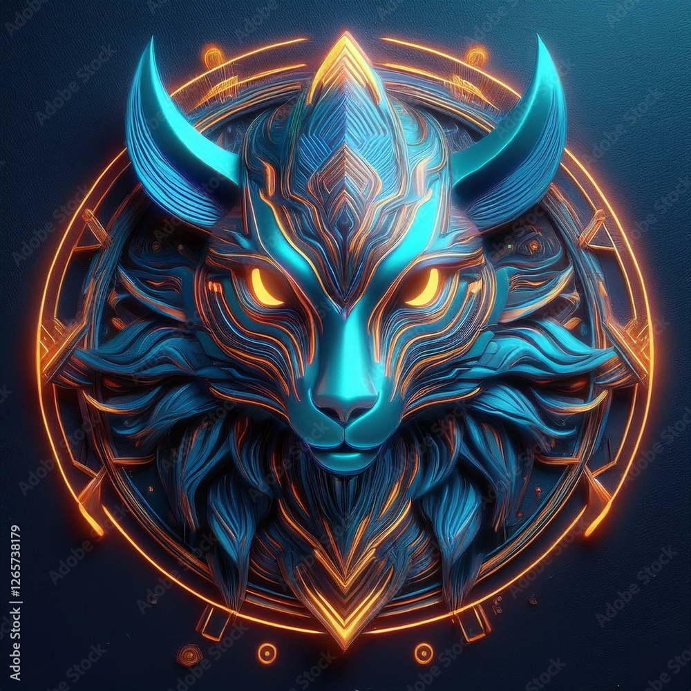 Fototapeta premium modern new logo or icon suitable as cover or banner 