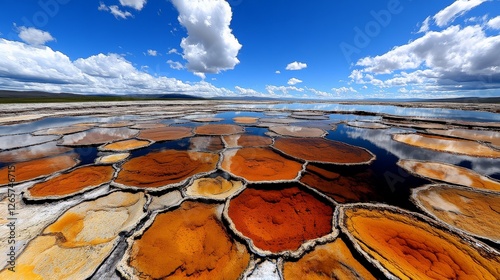 Ethereal Terrain and Bright Colors in Iceland's Hveravellir Region photo