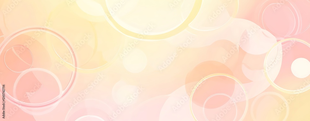 A pink and yellow gradient abstract background with circular shapes, soft colors, and blurred edges A pink and yellow gradient abstract background with circular shapes, soft colors, and blurred edges