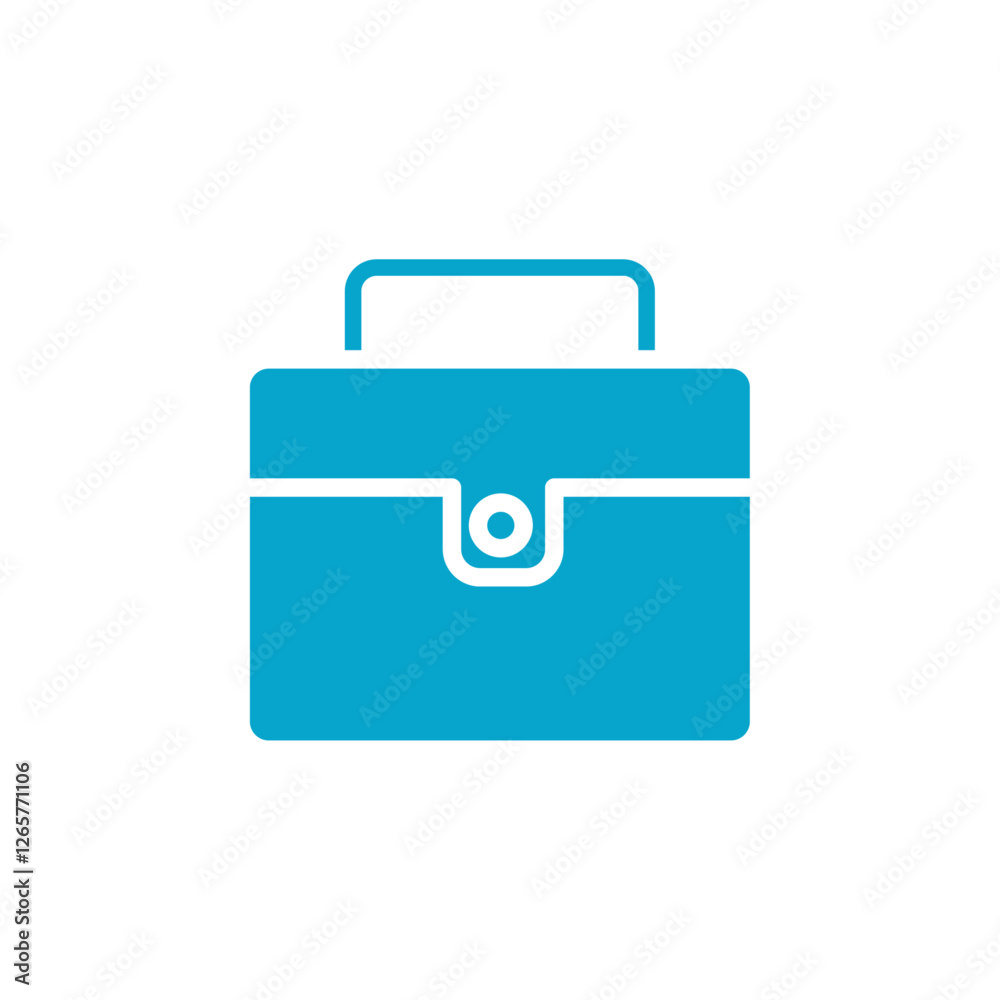 briefcase icon Simple thin line stroke vector briefcase icon Simple thin line stroke vector