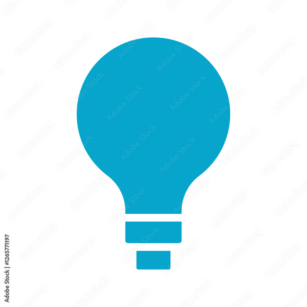 bulb icon Simple thin line stroke vector bulb icon Simple thin line stroke vector
