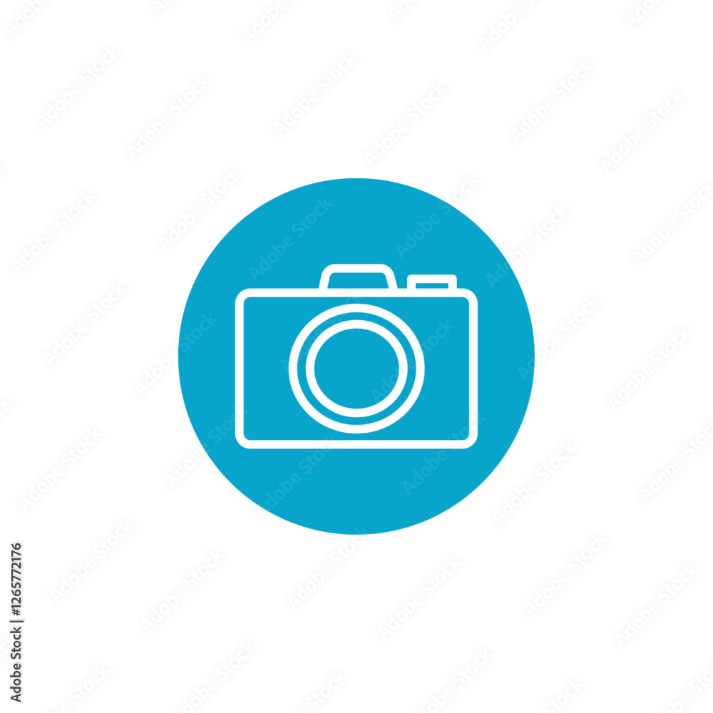 camera icon Simple thin line stroke vector camera icon Simple thin line stroke vector