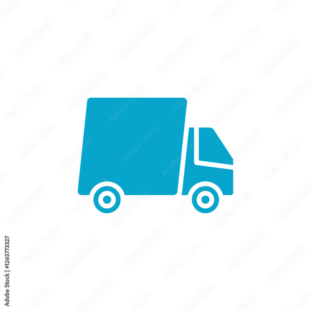 delivery truck icon Simple thin line stroke vector delivery truck icon Simple thin line stroke vector