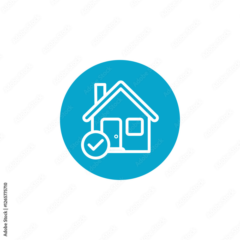 house insurance Simple thin line stroke vector house insurance Simple thin line stroke vector